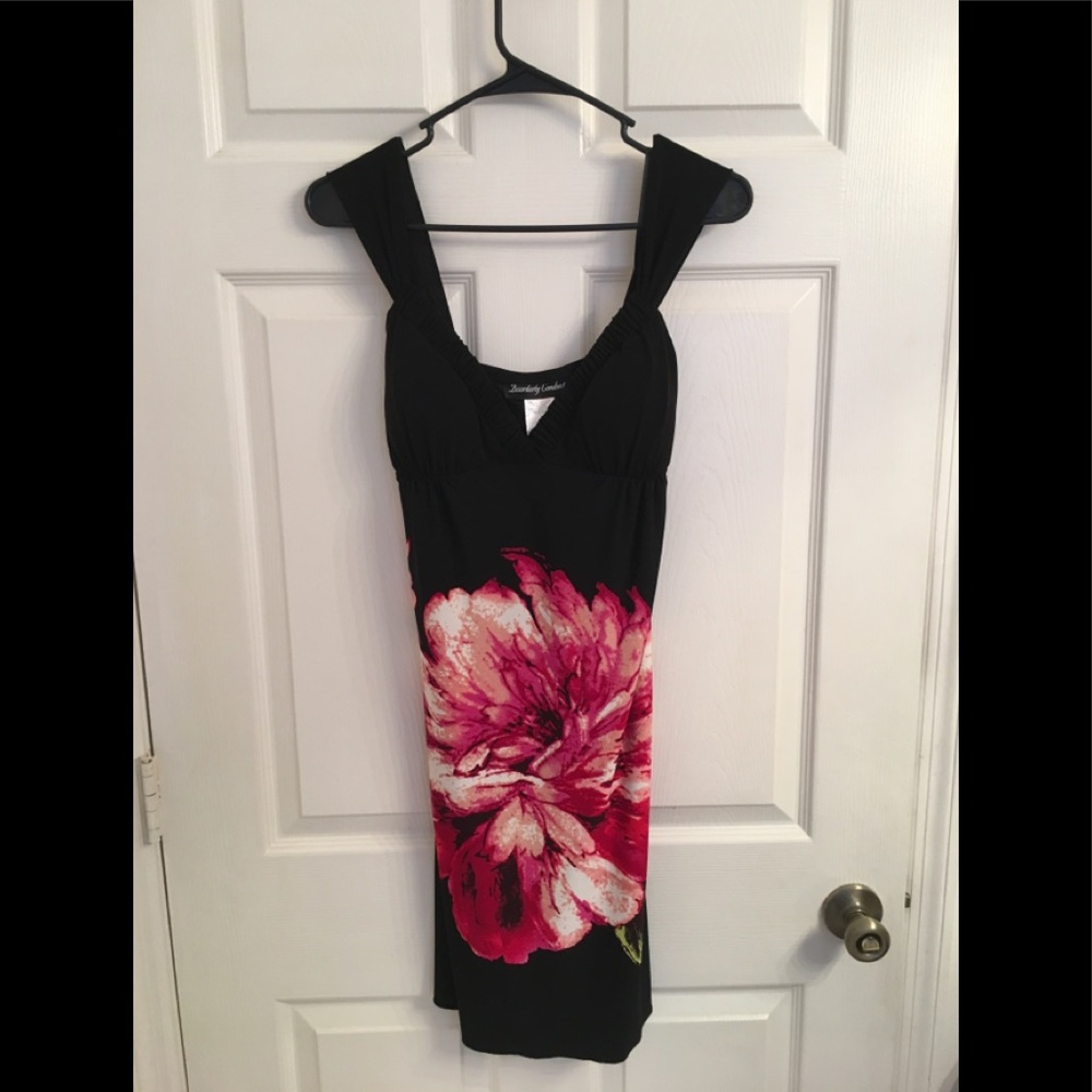 NWOT Dress Disorderly Conduct Black floral